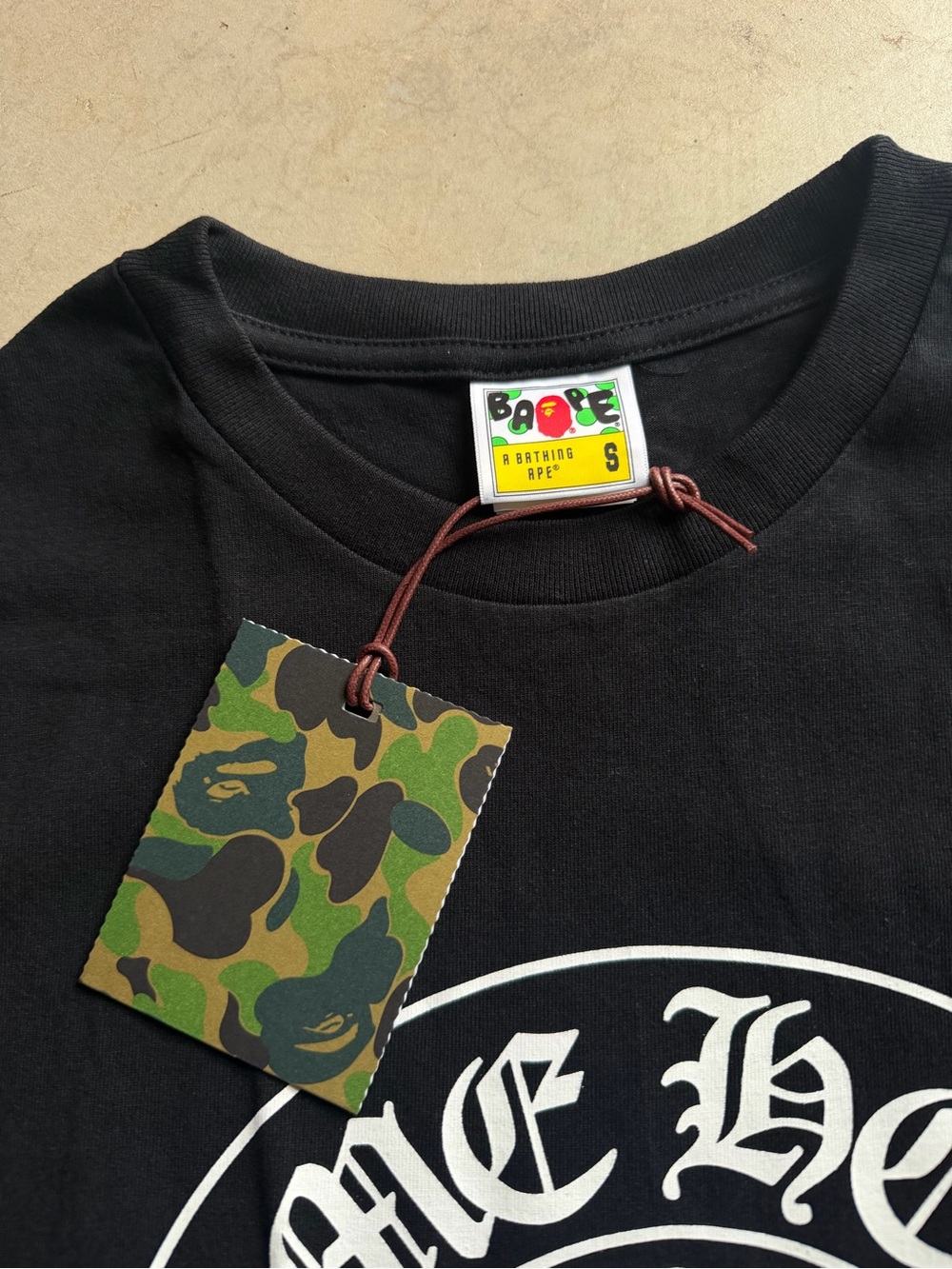 Chrome X Bape Black T Shirt - Picture 3 of 5
